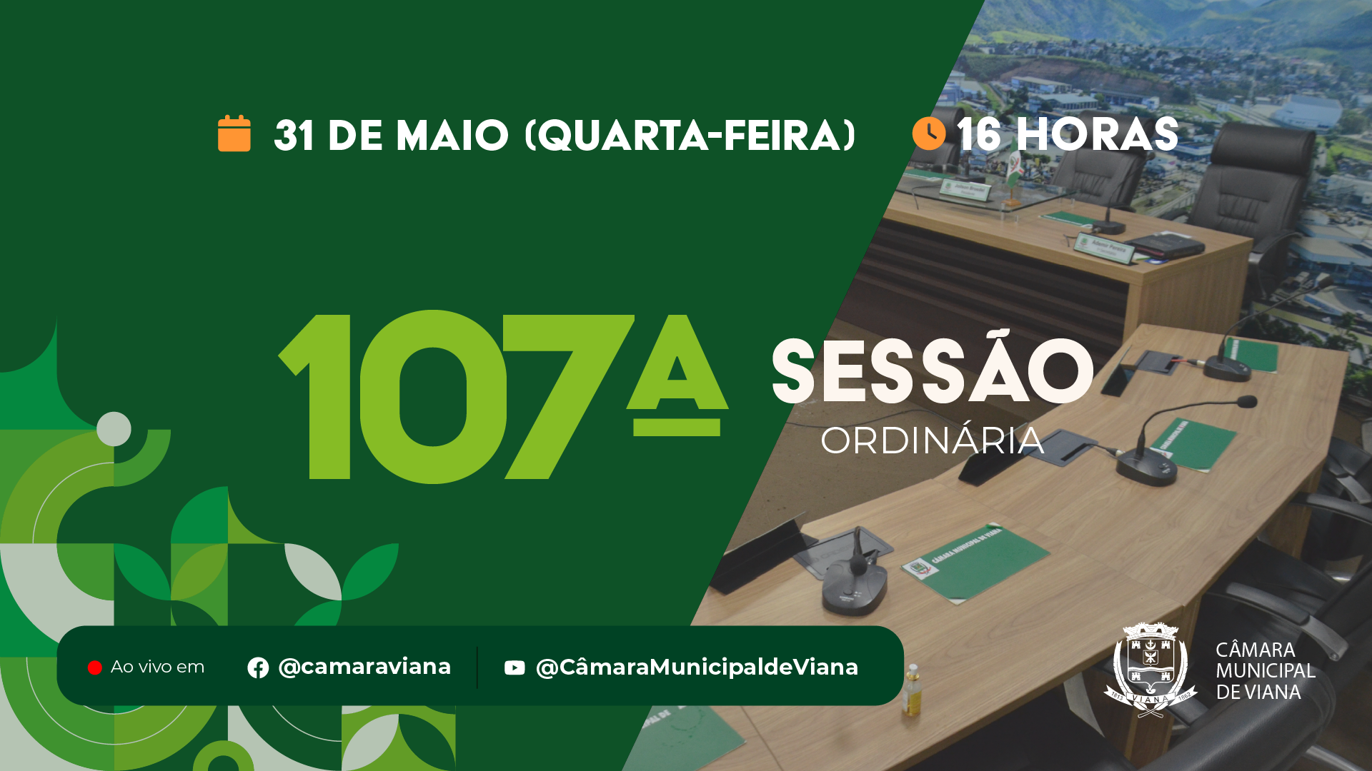 Notícia: PAUTA DA CENTÉSIMA SÉTIMA (107ª) SESSÃO ORDINÁRIA 