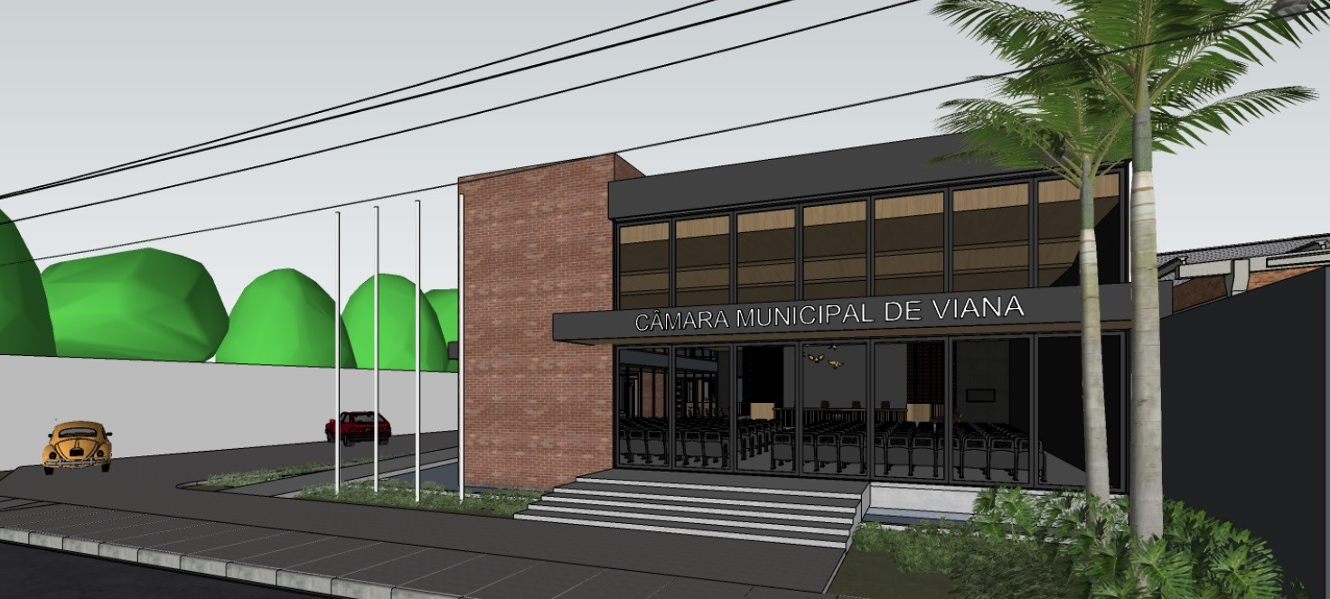 Câmara de Vereadores de Viana apresenta projeto arquitetônico da nova sede