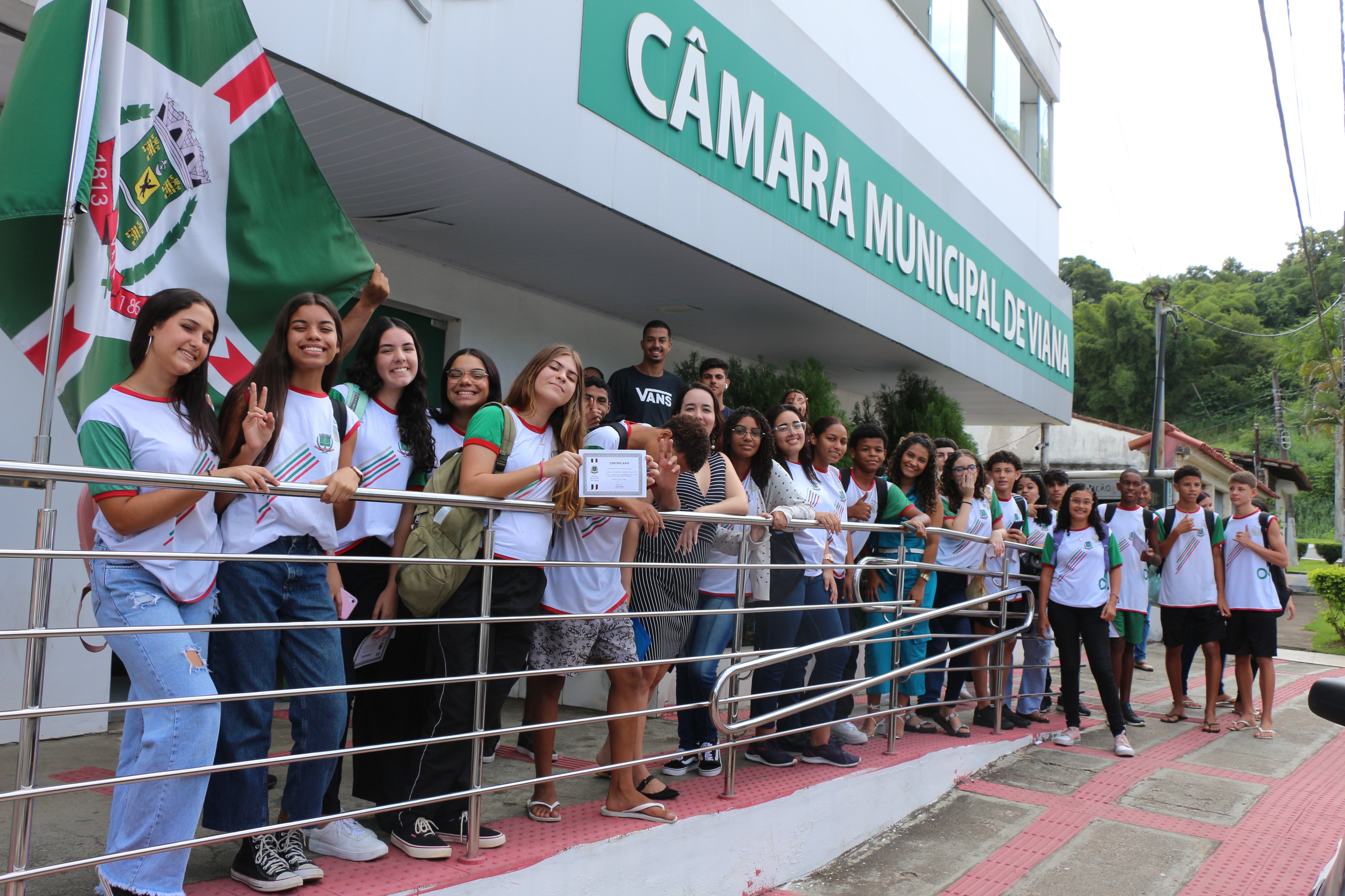 Imagem da notícia: Alunos de escola de Marcílio de Noronha visitam a Câmara Municipal