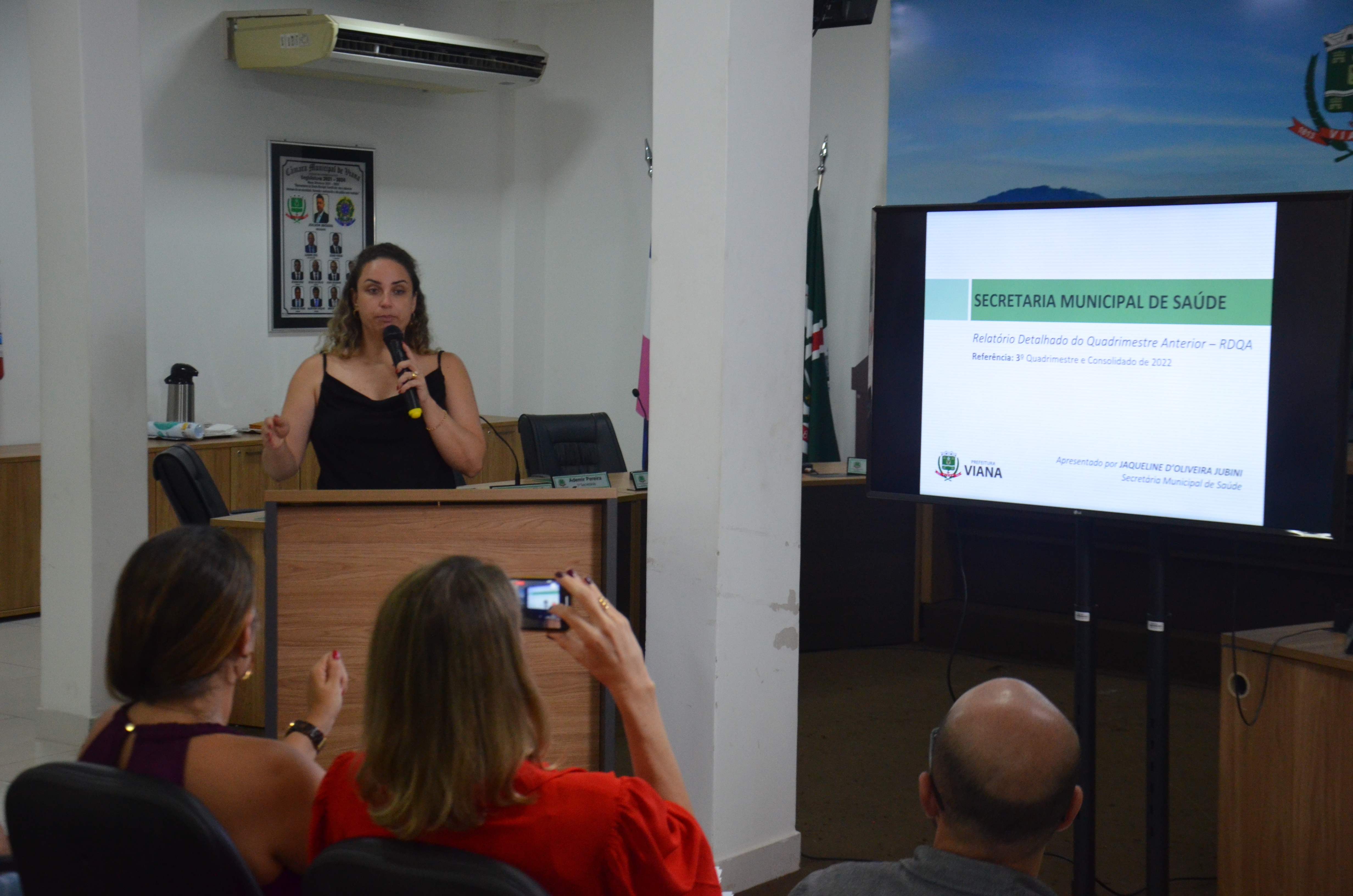 Saúde apresenta relatório sobre prestação de contas à Câmara de Vereadores